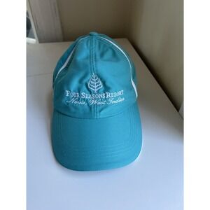 Four Seasons Resort Nevis West Indies Ahead Strapback Adjustable Golf Hat Cap